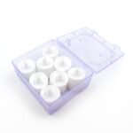 Green Flameless LED Tealights Smokeless Decorative Candles LED Tea Light Pack of 8 - Back View by Nari Haat, Indian e...