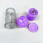 Eletric Crusher Juicer With Multicolor Light, 8 Blades (600 ML / Multicolor) - Closeup Embroidery by Nari Haat, India...