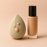 Makeup Sponge blending liquid Foundations, Powders, and Creams (Multicolor / 1 Pc) - Fabric Detail by Nari Haat, Indi...