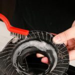 3-Piece Mini Wire Brush Set: Tackle Tough Cleaning Jobs (Multi-Material) - Neckline Detail by Nari Haat, Indian ethni...