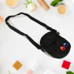 Women Nylon Joker Cute Messenger Bag Shoulder Bag Small Square Bag - Closeup Embroidery by Nari Haat, Indian ethnic w...