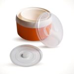 Orange ELECTRONIC YOGURT MAKER, AUTOMATIC YOGURT MAKER MACHINE 1L - Sleeve Design by Nari Haat, Indian ethnic wear, w...