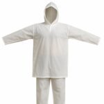 Full-Body Rain Suit – Jacket & Pants Set Fashion Portable Adult Rain Coat (1pc) - Sleeve Design by Nari Haat, India...