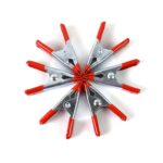 2 Inch Heavy Duty Spring Metal Spring Clamps (6 Pcs Set) - Neckline Detail by Nari Haat, Indian ethnic wear, women cl...