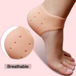 Anti Crack Silicon Gel Heel Moisturizing Socks for Foot Care Men Women (Loose Pack) - Full Detail by Nari Haat, India...