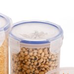 Leakproof & Airtight: 3 Pc Round Food Storage Set (500ml-1500ml) - Sleeve Design by Nari Haat, Indian ethnic wear, wo...