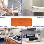 Silicone Faucet Splash Guard Pad Kitchen & Bathroom Sink (1 Pc / Mix Design & Size) - Image 8