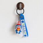 Cute Silicone 3D Key Chain with Metal Hook & Strap (Pack of 1) - Fabric Detail by Nari Haat, Indian ethnic wear, wome...