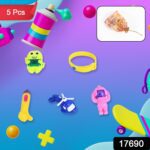 5Pc Toy Combo Kids Best Gift Set Combo Attractive & Unique Toy Combo 5Pc - With Dupatta by Nari Haat, Indian ethnic w...