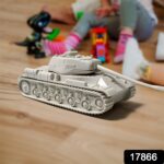 Soviet T54 Tank Miniature Model – Military Simulation Armor Collectible - Closeup Embroidery by Nari Haat, Indian e...