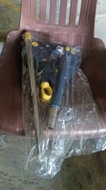 360° Rotatable Mop Triangle Mop with Long Handle (1 Pc / 113 Cm) - Full Detail by Nari Haat, Indian ethnic wear, wom...