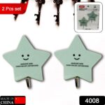 Multipurpose Strong Self-Adhesive Hooks – Heavy Plastic Wall Hooks for Home & Office - With Dupatta by Nari Haat, I...