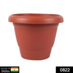 Garden Heavy Plastic Planter Pot / Gamla  (Brown, Pack of 1) - With Dupatta by Nari Haat, Indian ethnic wear, women c...