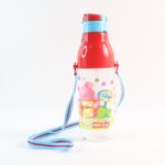 900ml Insulated Water Bottle with Dori & Straw: Leakproof, BPA-Free, Sports Bottle - Sleeve Design by Nari Haat, Indi...