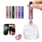 Mini Portable Perfume Empty Spray Bottle (1 Pc / Mix Color) - Full Detail by Nari Haat, Indian ethnic wear, women clo...