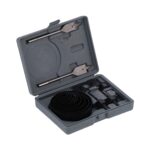 Drill Hole Cutter, Carbon Steel High Accuracy Incisive Hole Saw for Cutting PCV  (18 Pcs Set) - Back View by Nari Haa...