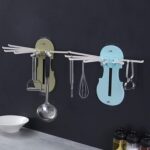 Plastic 7 in 1 Retractable Wall Mounted Pull Out Hanger for Kitchen Bath - Full Detail by Nari Haat, Indian ethnic we...