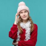 Soft Winter Cap, Woolen Inside Fur Beanie Cap (1 Pc / Mix Design & Color) - Closeup Embroidery by Nari Haat, Indian e...