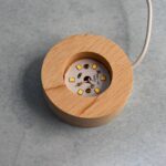 Crystal Ball Night Light Glass Ball Night Lamp with Wood Base - Full Detail by Nari Haat, Indian ethnic wear, women c...