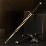 Safty Rod Lightweight Folding Walking Sticks with Nylon Bag Cover (75 Cm) - Neckline Detail by Nari Haat, Indian ethn...