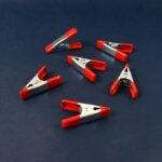 2 Inch Heavy Duty Spring Metal Spring Clamps (6 Pcs Set) - Back View by Nari Haat, Indian ethnic wear, women clothing...