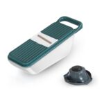 Multifunctional Vegetable Slicer Cutter – Onion & Potato Slicer with 6 Blades & Peeler - Back View by Nari Haat, In...