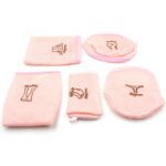 Zippered Mesh Laundry Wash Bags for Delicates & Lingerie (5 Pc Set) - Back View by Nari Haat, Indian ethnic wear, wom...