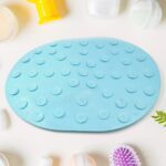 Silicone Bath Massage Cushion with Suction Cup (35×28 CM / 1 Pc) - Closeup Embroidery by Nari Haat, Indian ethnic we...