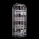 4 Folding Storage Hanger Acrylic Earring Screen Holder Display Stand Clear (1 Set) - Back View by Nari Haat, Indian e...