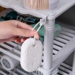 4 Layer Multifunctional Storage Shelf Organizer Narrow Storage Rack for Kitchen - Back View by Nari Haat, Indian ethn...