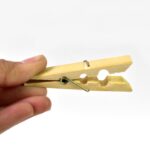 Heavy Duty Bamboo Wooden Cloth Clips / Pegs (10 Pcs Set) - Full Detail by Nari Haat, Indian ethnic wear, women clothi...