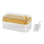 Ice Cube Tray with Lid 32 Grid, Storage Box Kitchen Bar Tool (1 Pc) - Sleeve Design by Nari Haat, Indian ethnic wear,...