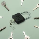 Thickened Black Iron Padlock – Brass Core, Waterproof, Anti-Theft (75/60/32mm) - Full Detail by Nari Haat, Indian e...