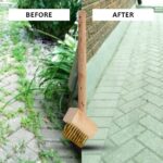 Paving Brush Wooden Block Paving Brush Patio Weed Remover Tool (1 Pc) - Back View by Nari Haat, Indian ethnic wear, w...