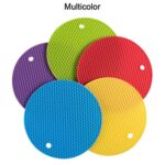 Silicone Trivet for Hot Dish and Pot, Silicone Hot Pads ( 1 pcs ) - Back View by Nari Haat, Indian ethnic wear, women...