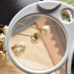 Double-Magnification Led Magnifiers Light Folding Keychain (1 Pc / Mix Color) - Back View by Nari Haat, Indian ethnic...