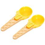 2-Piece Plastic Ice Cream & Watermelon Scooper with Trigger Dipper - Full Detail by Nari Haat, Indian ethnic wear, wo...