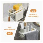 Hanging Drain Rack & Sponge Holder Basket for Kitchen Sink Storage - Full Detail by Nari Haat, Indian ethnic wear, wo...