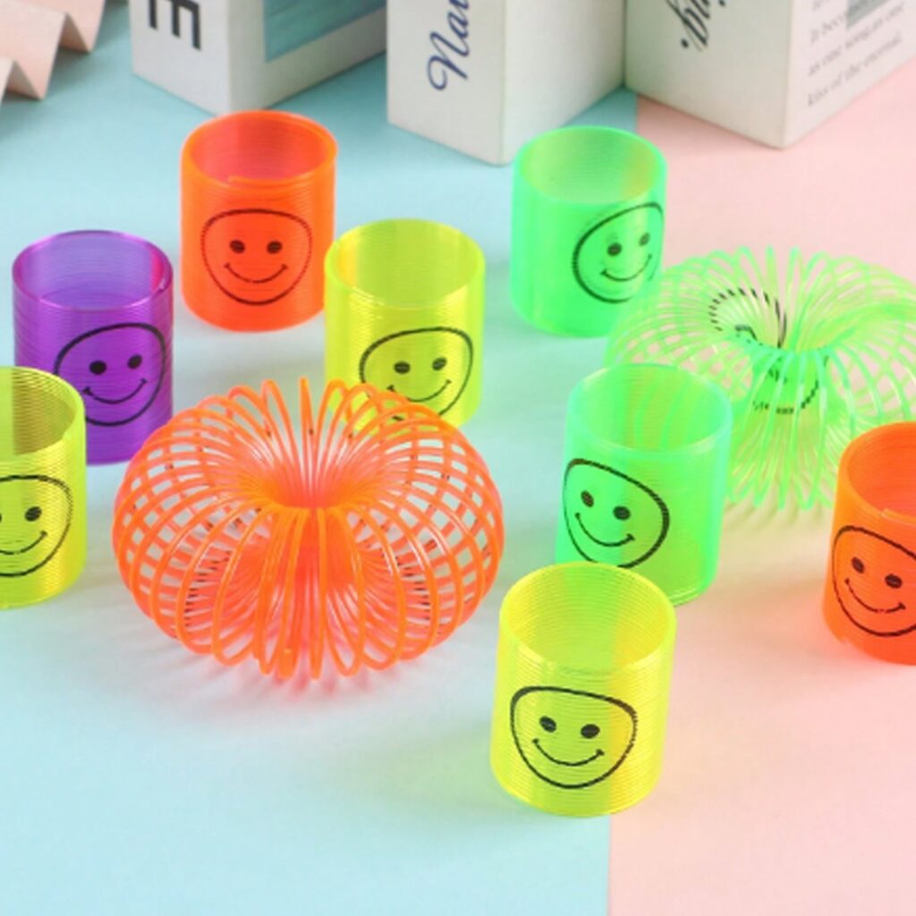 Multicolor Magic Smiley Spring Toy Set