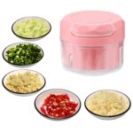 Manual Mini Food Processor Vegetable Chopper Hand Pull String Onion Chopper (1 Pc) - Full Detail by Nari Haat, Indian...