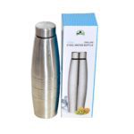 Stainless Steel Water Bottle (1000 ml) - Back View by Nari Haat, Indian ethnic wear, women clothing, designer suit