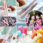 DIY Manual Popsicle Maker – Reusable Ice Cream Mold (Approx 20 Pcs Packing Bag) - Back View by Nari Haat, Indian et...