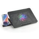 Laptop Cooler Cooling Pad with 2 Quiet Led Fans, Stand for Gaming Laptop - Sleeve Design by Nari Haat, Indian ethnic ...