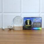 3D Crystal Ball lamps With Base (1 Pc / Mix Design) - Full Detail by Nari Haat, Indian ethnic wear, women clothing, d...