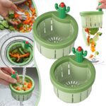 Plastic Kitchen Sink Drain Strainer (1 Pc) - Closeup Embroidery by Nari Haat, Indian ethnic wear, women clothing, des...