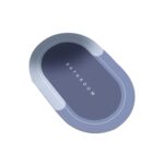 Floor Mat Bath Mat  Soft Quick Dry Barrier - Back View by Nari Haat, Indian ethnic wear, women clothing, designer suit