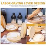 Small Wooden Dumpling Press Tool Tortilla Press Dough Dumpling (1 Pc) - Full Detail by Nari Haat, Indian ethnic wear,...