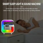 Multi-function Wireless Speaker Audio Desk Lamp Wireless Charger (1 Pc) - Closeup Embroidery by Nari Haat, Indian eth...