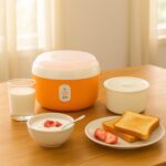 Orange ELECTRONIC YOGURT MAKER, AUTOMATIC YOGURT MAKER MACHINE 1L - Neckline Detail by Nari Haat, Indian ethnic wear,...