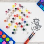 Acrylic Paint Color Kits 1 Set, Multi Color (1 Set) - Neckline Detail by Nari Haat, Indian ethnic wear, women clothin...